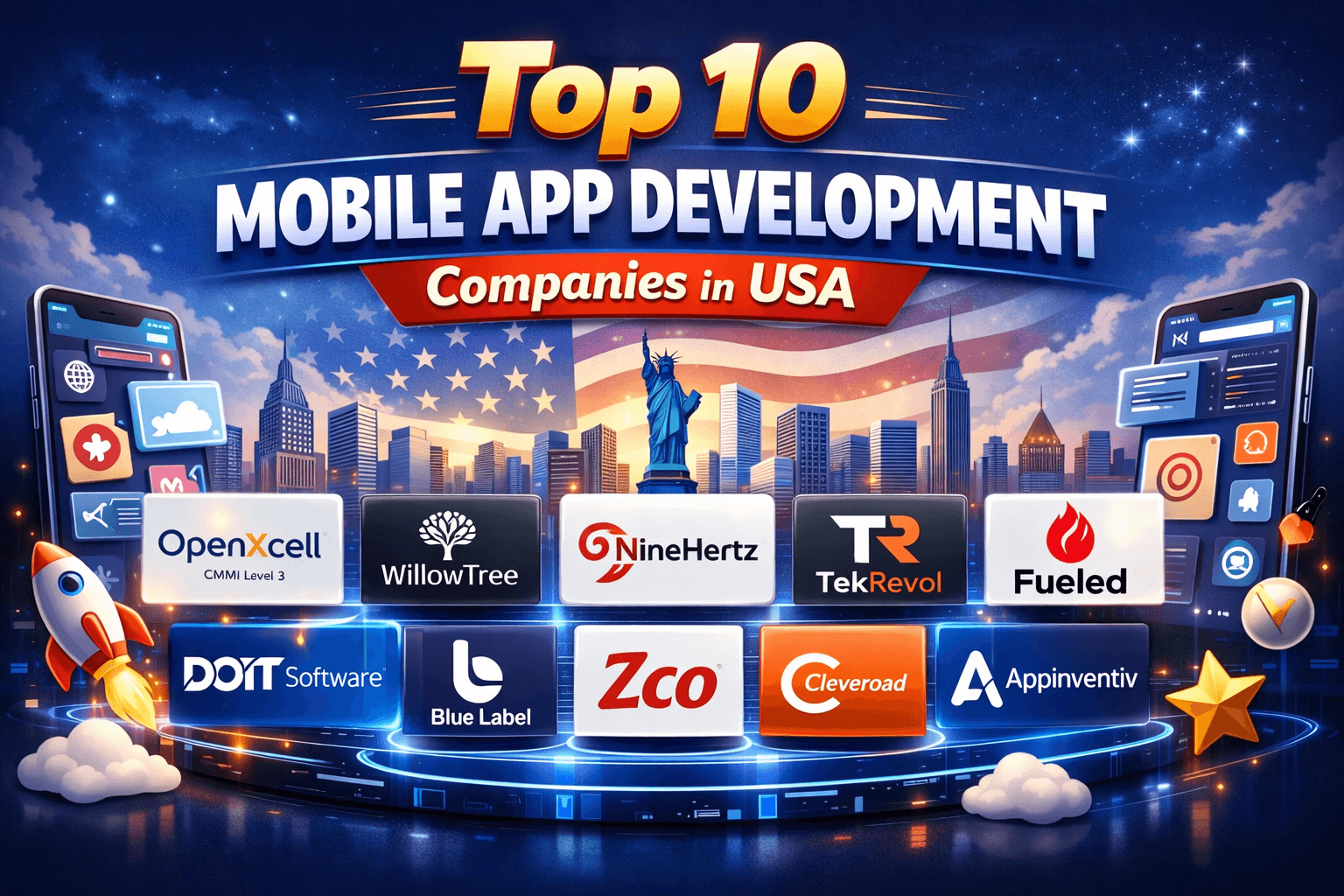 Top 10 Mobile App Development Companies in USA